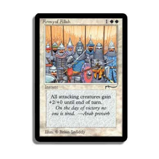 WOTC MtG Arabian Nights Army of Allah - Light (C3) EX-