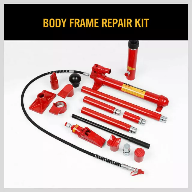 10 Ton Porta Power Kit - Hydraulic Panel Beating Body Frame Repair Tool 3