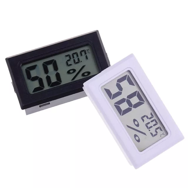 Small size digital lcd thermometer hygrometer humidity temp meter measuring_wf