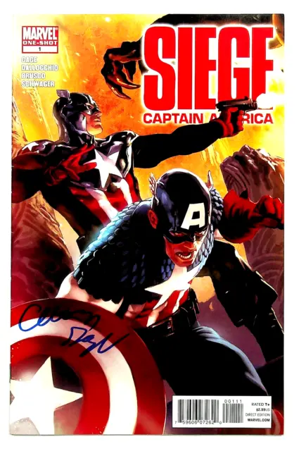 Siege Captain America #1 One Shot Signed by Christos Gage Marvel Comics