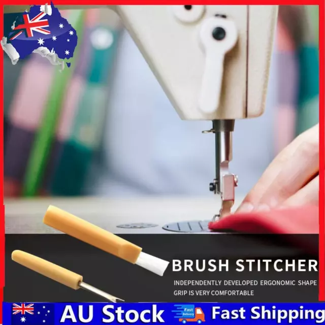 2 in 1 Manual Seam Ripper Brush Stitch Needle Remover Thread Cutter Unpicker