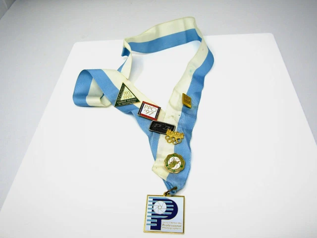 Lote de medallas de premios de la sociedad de fotografía profesional