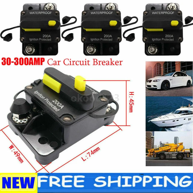 Disjoncteur de Voiture 12V-48V DC Disjoncteur avec