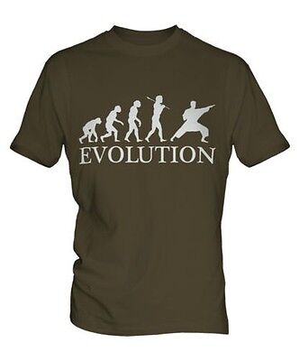 Arti Marziali Evolution Of Men Da Uomo T-Shirt Maglietta Abbigliamento Regalo