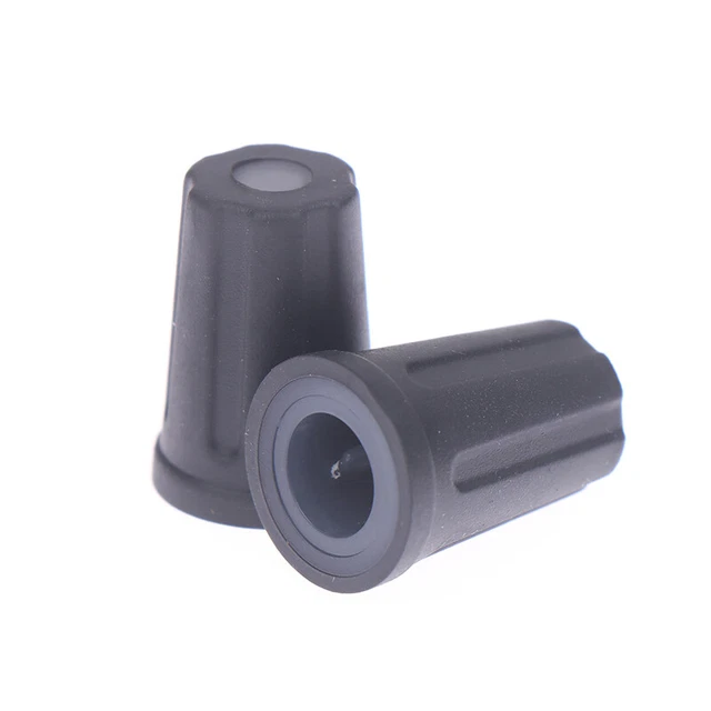 5pcs Rubber Mixer Knob Cap Without Indication Mark D-Shaft Inner Hole 6mm ba