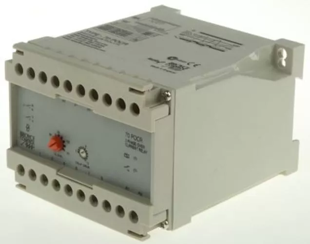 1 x Broyce Control Current Monitoring Relay with DPDT Contacts, 3 Phase, 400 V a