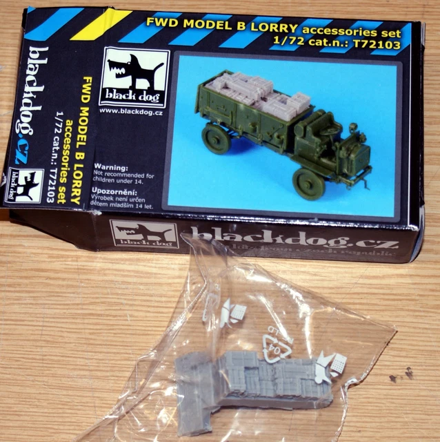 FWD MODEL B Lorry accessories set (für Roden) von Blackdog in 1/72 EUR ...