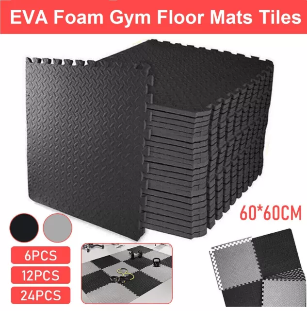 EVA Foam Mat Floor Gym Mats Interlocking Heavy Duty Puzzle Kids Playmat Tiles