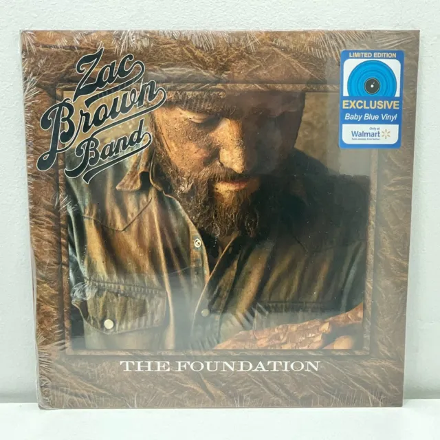 ZAC BROWN BAND The Foundation 2023 Vinyl Record LP Baby Blue Exclusive SEALED!!!