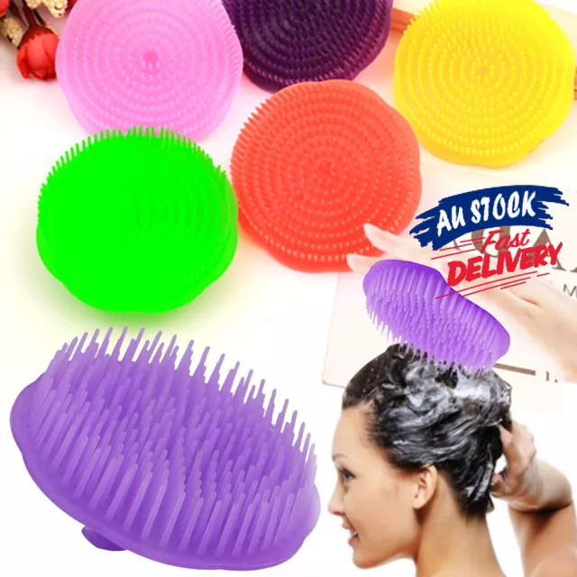 Portable Round Pocket Hair Brush Shampoo Scalp Massage Comb Hair