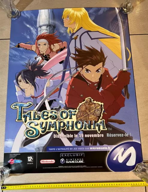 POSTER : Tales of Symphonia - Game Cube   Nintendo gamecube
