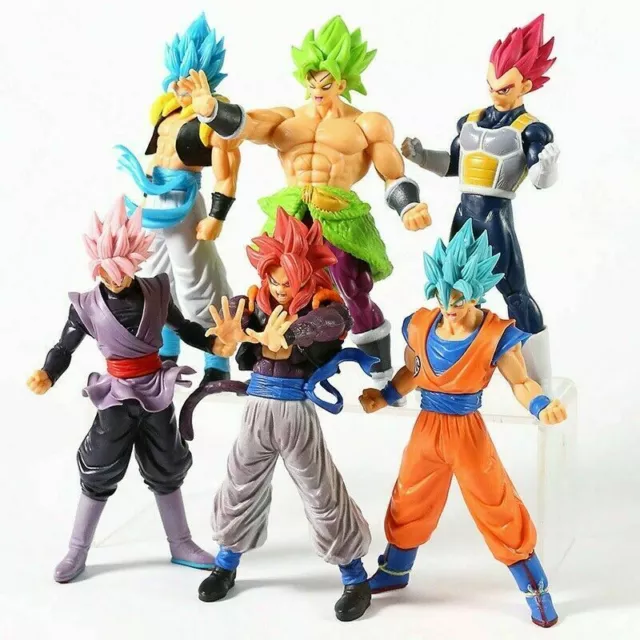 SARZI 10 Inch Dragon Ball Action Figure Super Saiyan Blue Goku,Orange，Age  2+ 