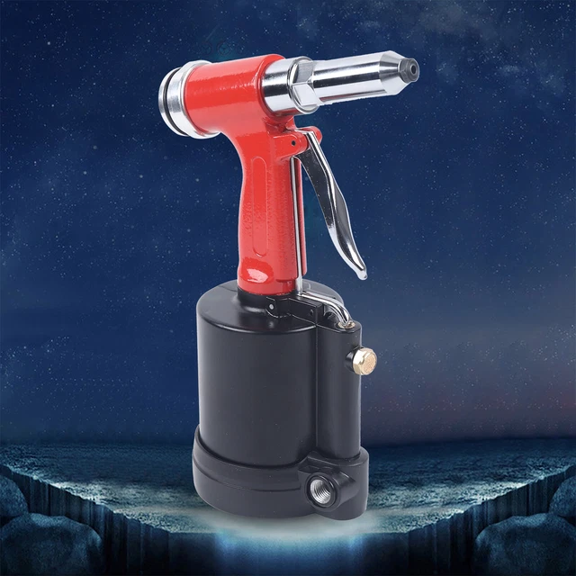 Brüder Mannesmann Druckluft-Nietset M1595 - Für Nieten 2,4-4,8mm Im Koffer