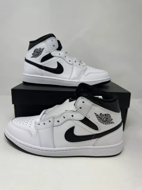 Nike Air Jordan 1 Mid Shoes White Black DQ8426-132 Men's Size &GS DQ8423-132 NEW