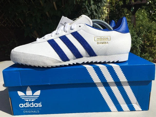 Trekker Onverenigbaar Harmonisch RARE ADIDAS BAMBA Blue And White Leather Size 8 Retro 80s Football Casuals  BNIB £99.95 - PicClick UK