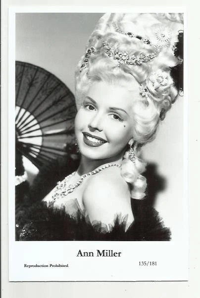 (Bx31) Ann Miller Swiftsure Photo Postcard (135/181) Filmstar Pin Up Glamour