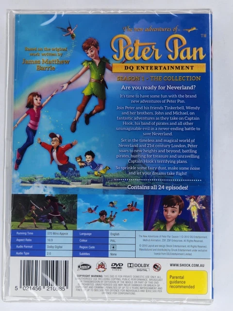 The New Adventures Of Peter Pan Season One - DVD Region 4 PAL - Brand New 2