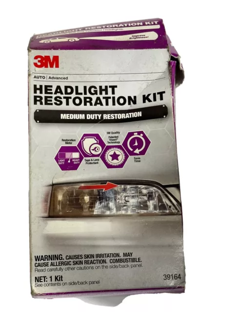 3M Headlight Restoration Kit - Polish your headlamps or lens with a drill -  UK