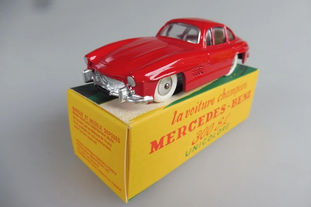 P658 QUIRALU 1/43 MERCEDES 300 SL REEDITION LOUIS SURBER METAL REF ?? TBE