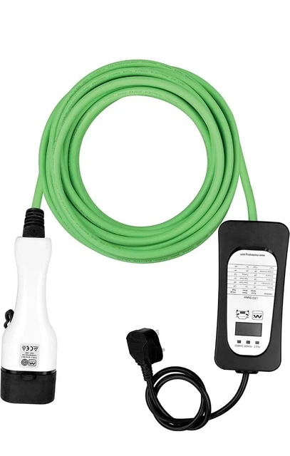 Masterplug Chargepoint Home Cavo di ricarica EV tipo 2 modalità 10 metri 2 spina 3 pin