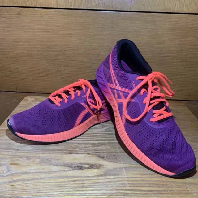 ASICS FUZEXLYTE SHOES Womens Purple and Pink Sneakers Size 10.5