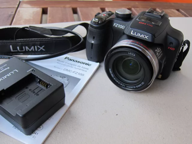 Panasonic Lumix  DMC FZ 100 Digitalkamera / 14 MP / 24-fach optisches Zoom / TOP