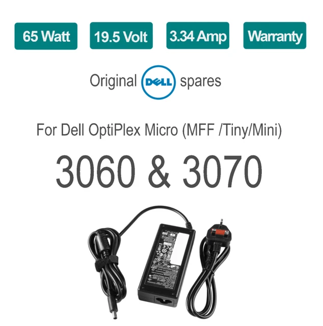 Dell Optiplex 7060 Micro Power Supply 90W AC Adapter For Dell