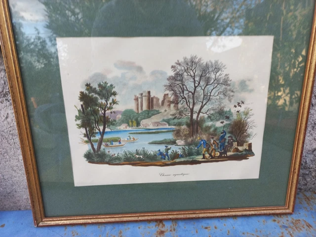 TROPHÉE DE CHASSE Médaillon, Napoleon III ? Polychrome EUR 70,00 - FR