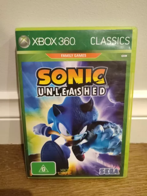  Sonic Unleashed (Platinum Hits) - Xbox 360 : Sega of America  Inc: Video Games