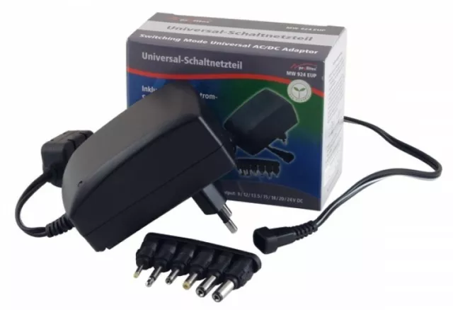 Universal Schaltnetzteil DC 9V 12V 13,5V 15V 18V 20V 24V