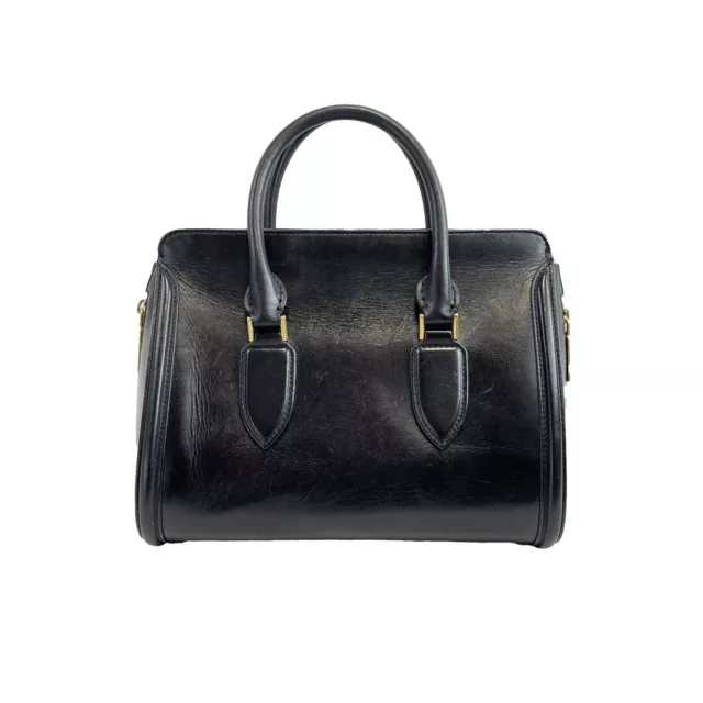 Alexander McQueen Heroine Black Leather Tote Handbag - Good 3
