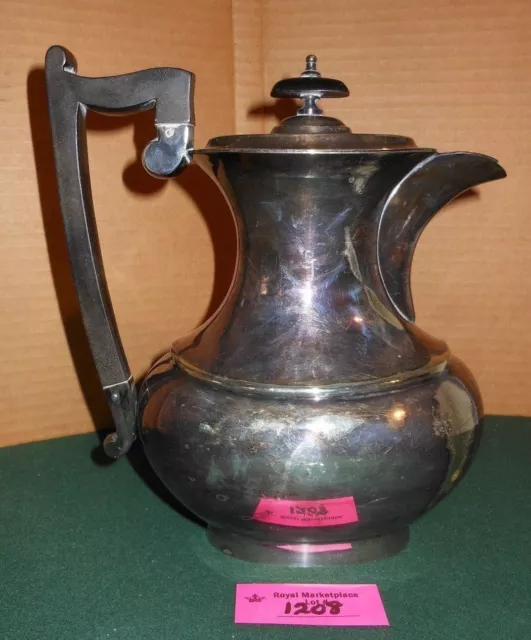 Vtg Silverplate Sheffield EPNS Teapot Bakelite Handle
