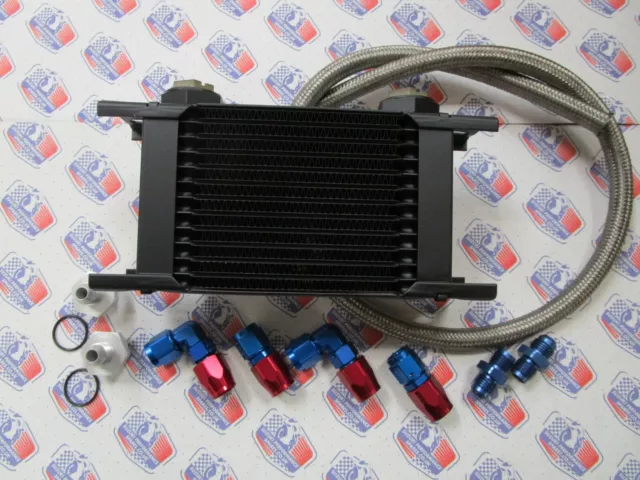 Suzuki GSX1100 EX ET Oil Cooler Kit. 13 row Setrab  Earls race cooler