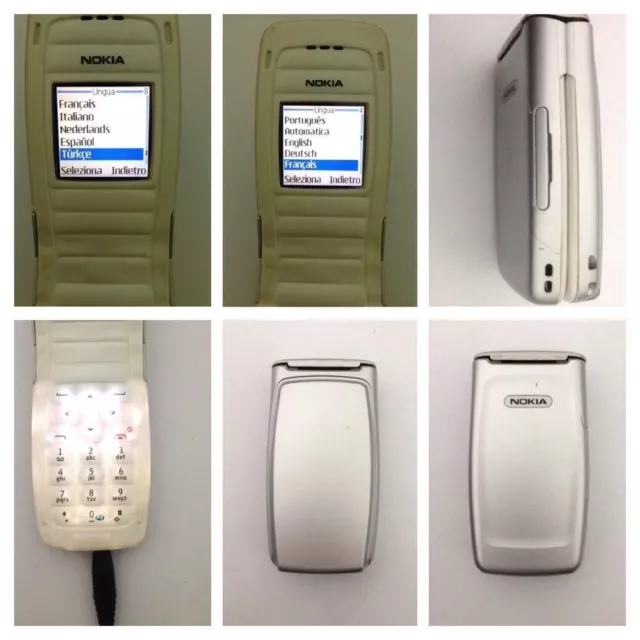 Original Nokia 2650 Flip Mobile Phones 2G GSM 900 / 1800 Unlocked 2