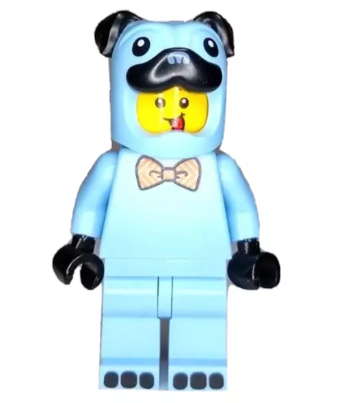 LEGO Brand Store hol245 Pug Costume Guy Bow Tie Minifigure Good Condition