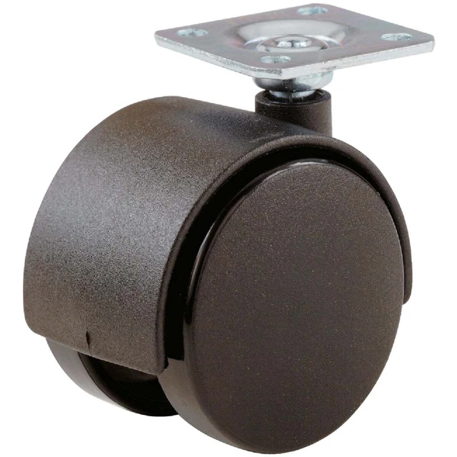Do it 1-5/8 In. Twin Wheel Plate Caster (2-Pack) 226327 Pack of 6 SIM Supply,