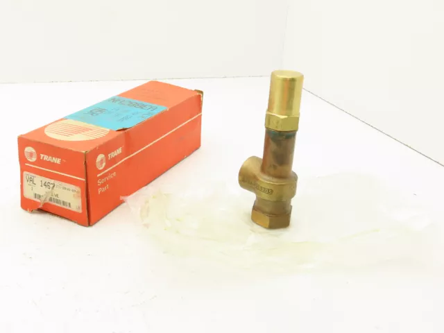 Trane VAL 1467 Fulflo Pressure Relief Valve 1/2"NPT In/Out Brass