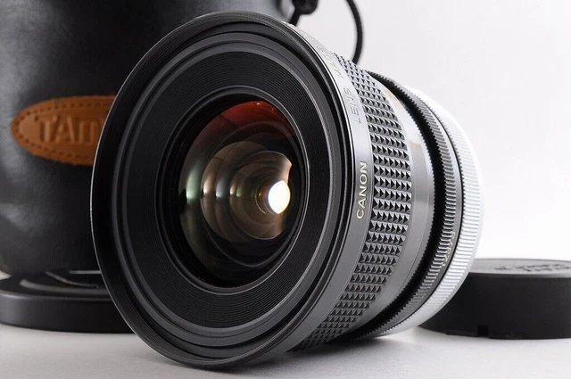 【Rare O Mark EXC+++】CANON FD 20mm F/2.8 S.S.C. SSC MF Wide Angle Lens Case...