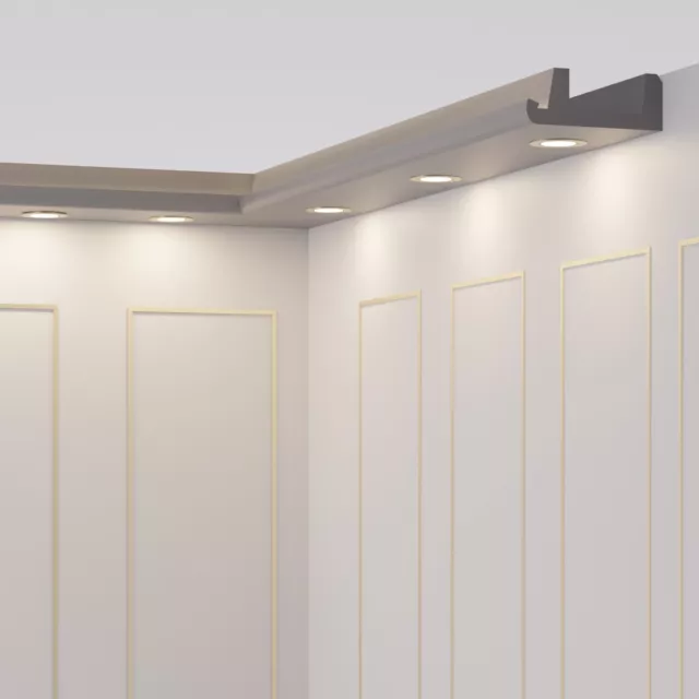 11 Metri + Angoli Luce Striscia per Illuminazione Indiretta XPS OL-18 LED