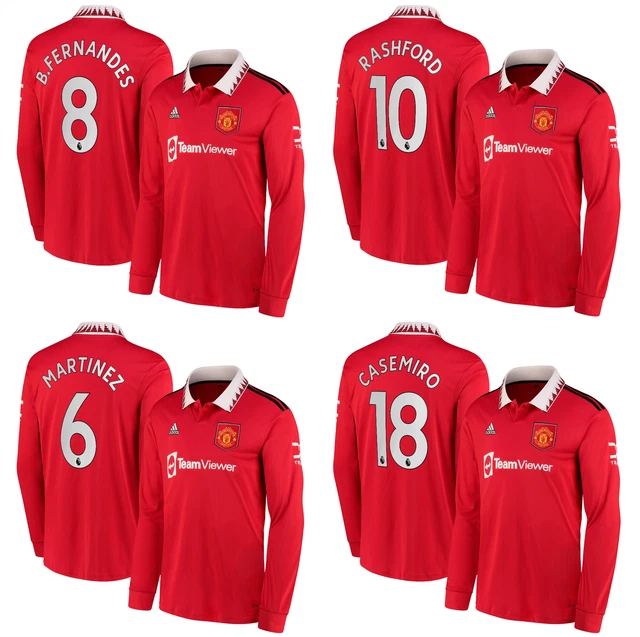 MANCHESTER UNITED FOOTBALL Shirt Men's adidas Long Sleeve Top - New Â£39 