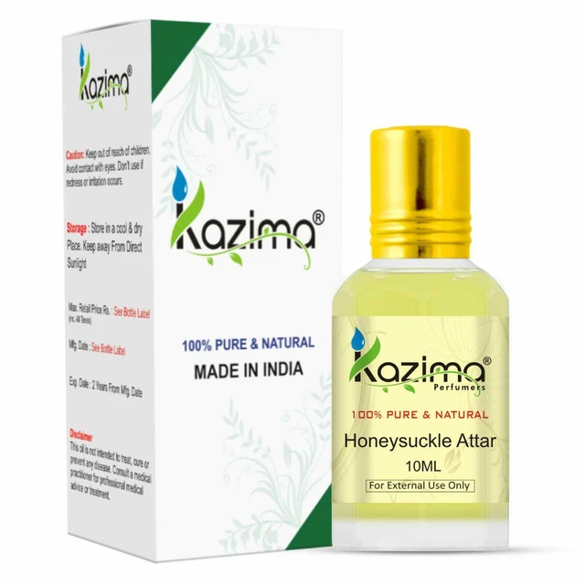 Perfume de madreselva Attar puro natural para unisex 10 ml