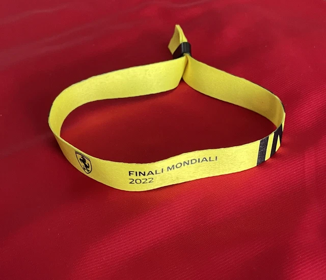 Ferrari World Finals 2022 PASS Track IMOLA Challenge Bracelet