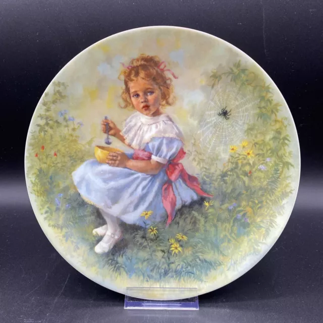 "Little Miss Muffet" Collecter Plate -Mother Goose Series by John McClelland