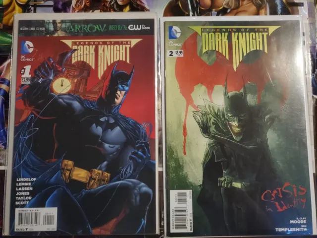 Batman Legends of The Dark Knight #1 and #2 vf/nm