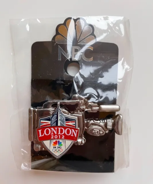 London 2012 NBC Olympic Broadcasters Camera Badge in Original Packaging
