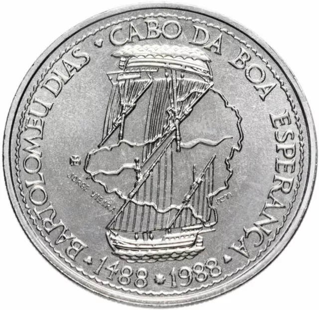 PORTUGAL 100 Escudos 1988  BARCO  Bartolomeu Dias