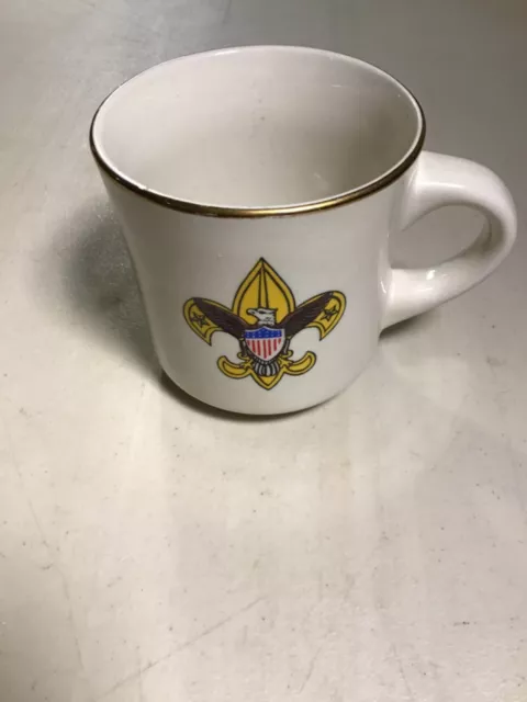 Vintage Ceramic Boy Scouts of America BSA "Be Prepared" Coffee Mug