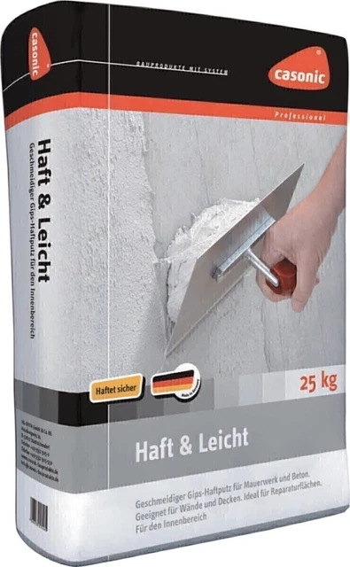 Cimco Werkzeuge Haftputzgips 140342 (25kg) Mörtel/Zement/Gips Haftputzgips