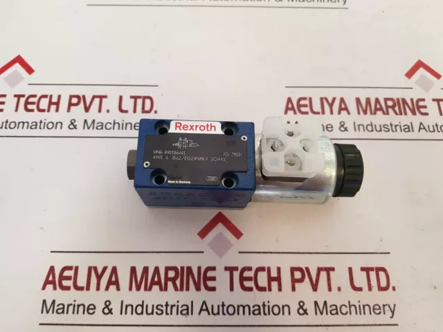 Rexroth r901186443 spool valve 4we 6 jb62/eg24n9k4 so945