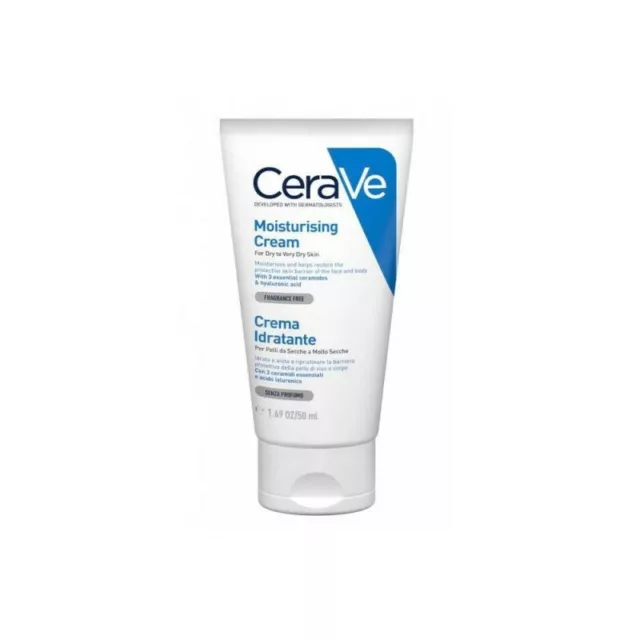 CERAVE Crema Idratante Viso e Corpo per pelle da secca a molto secca 50 ml